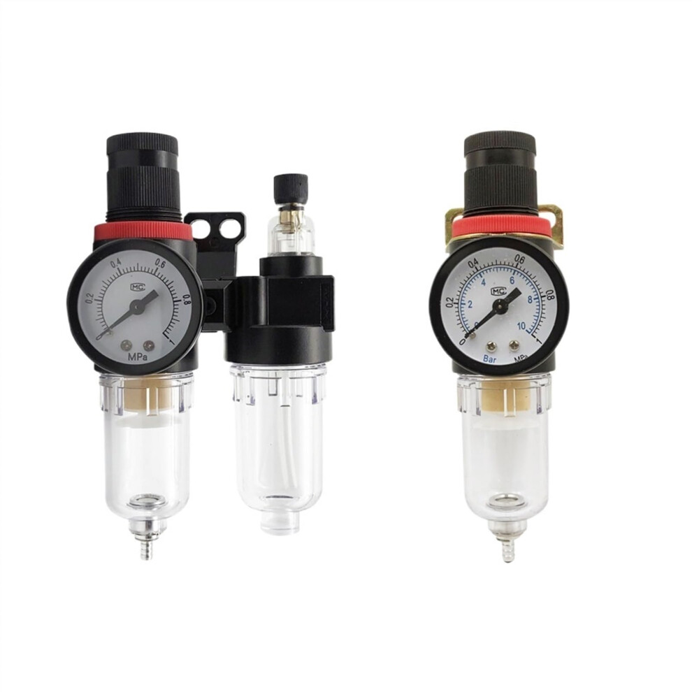 Afr2000 Afc2000 G1/4 Air Filter Regulator Lubricator Combination Unit Oil Water Separator White 6947110033167