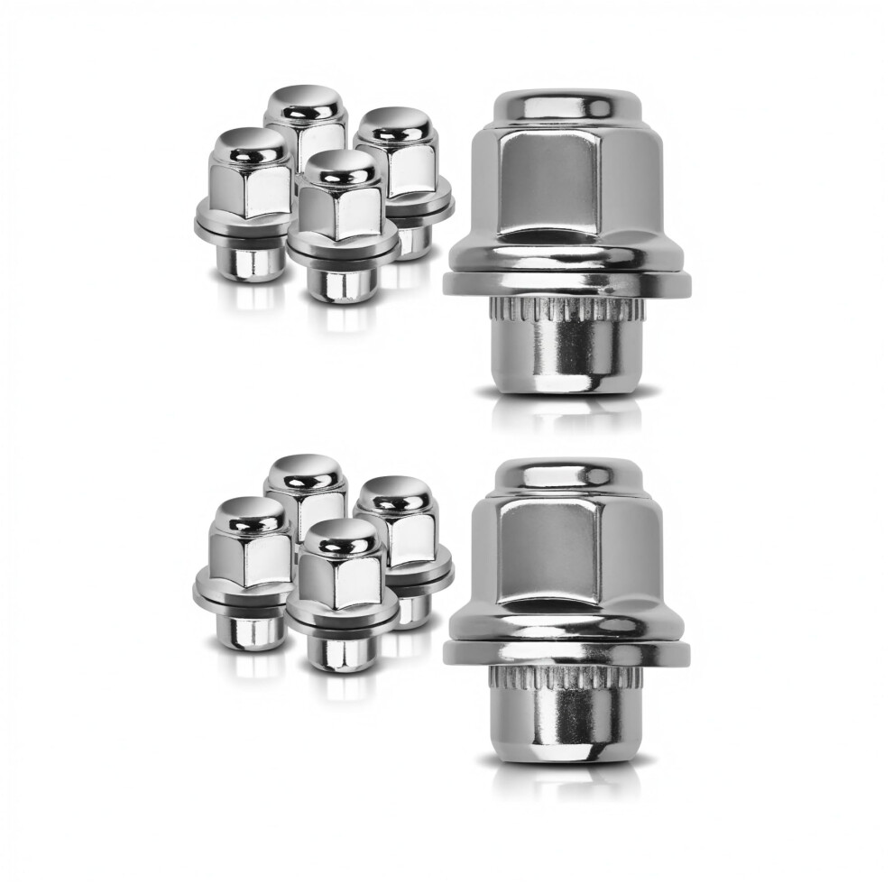Wheel Lug Nut Steel Set For Rav4, Corolla, Tacoma, Camry, Highlander, Rx350, Es350, Sienna 6947110033204