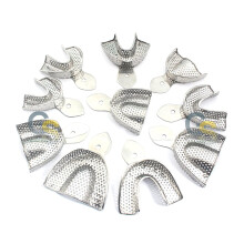 Impression Trays Perforated Set of Ten XS S M L XL Upper Lower Dental Quality Impressions