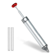 Solder Sucker Tool Heavy Duty No Clog Desoldering Pump with Heat Resistant Nozzle for Pinecil for Effective Solder Removal