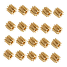 Tooth Copper Pinion Gear Set 20pcs Small Modulus Thickness Gears for RC Models Motor Upgrade and DIY Projects