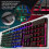 Gaming Keyboard Usb Rgb Wired Rainbow Keyboard, Specially Designed for Gamers 2