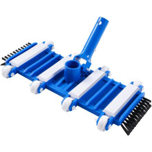 Pool Vacuum Head with Wheels, 14" Heavy Duty Aluminum Handle, Flexible Swivel Design for Inground and Above Ground Pools