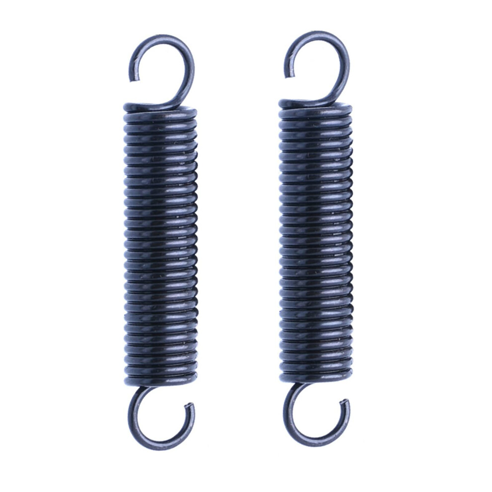 Extension Spring 2Pcs Heavy Duty Tension Springs 1.6Mm Wire Diameter 20Mm Outer Diameter 45-100Mm Length Steel Hooks 6493810620058