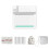 (Blue) NEW Thermal Portable Bluetooth Printers 57mm Mini Wireless POS Thermal Image Photo Printers For Android IOS Mobile 1