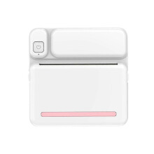 (Pink) NEW Thermal Portable Bluetooth Printers 57mm Mini Wireless POS Thermal Image Photo Printers For Android IOS Mobile