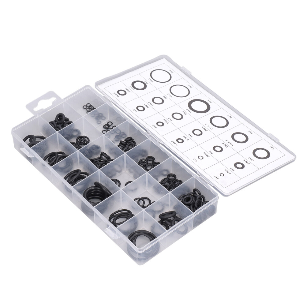 225Pcs O Ring Assortment Kit - Wear Resistant Rubber Gaskets 8481340178611