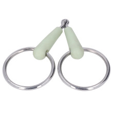 130 mm Pferdemundstück mit Kette, Edelstahl-Pferdebit für Reitausbildungsgeschirr