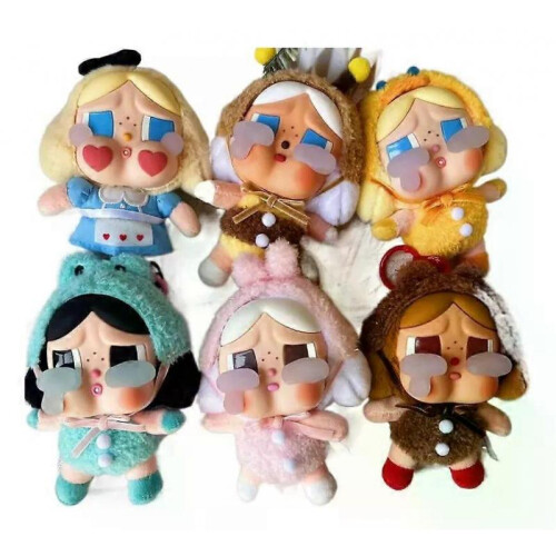 (A) Keychain with Cry Baby plush toy Dorky model 1