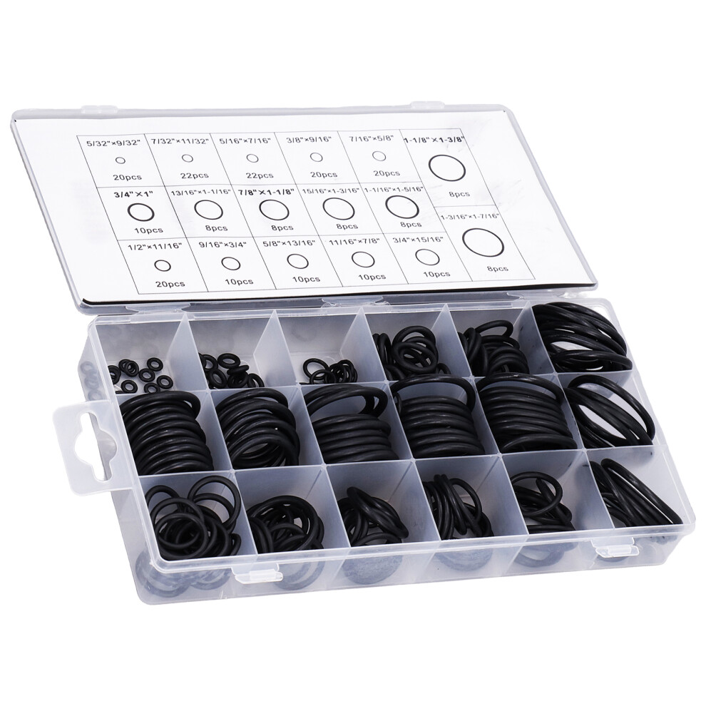 Comprehensive 222Pcs Rubber Washer Kit For Automotive And Plumbing 5081340178821