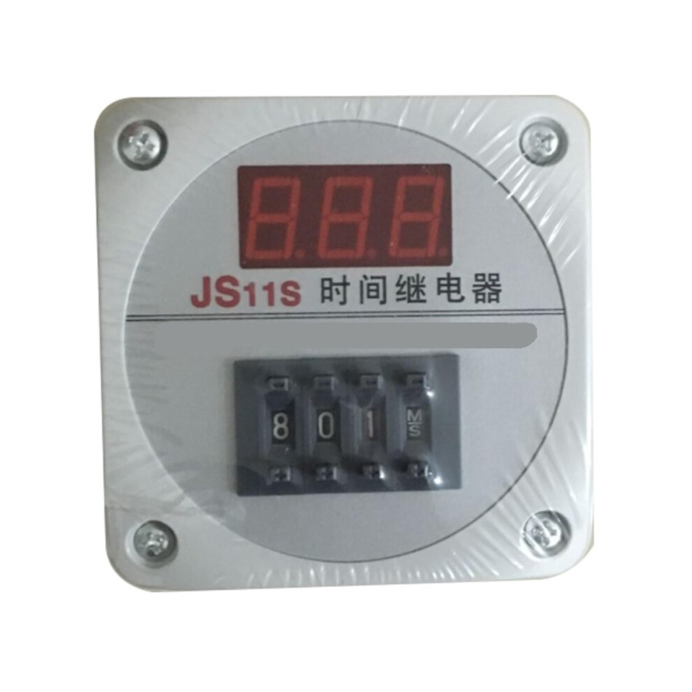 Time Relay Digital Display Js11s 0.01S To 999H Ac220v Adjustable Timer Relay With 999 Hour Range 6493810620140