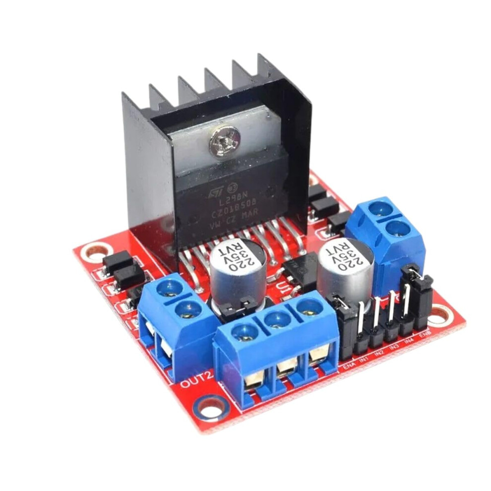 L298n Dual H Bridge Dc Stepper Motor Driver Controller Board Module For Arduino Compatible High Quality 2025 Model 6947110034713