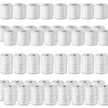 50 Pieces White Plaster Cloth Rolls 2 Inch and 3 Inch Gauze Strips for Crafting Belly Casts and Body Molds Total 451ft