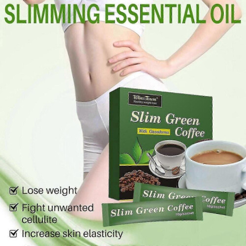2X 18 Teabags Slim Green Coffee with Ganoderma Control Weight Weight Tea 2