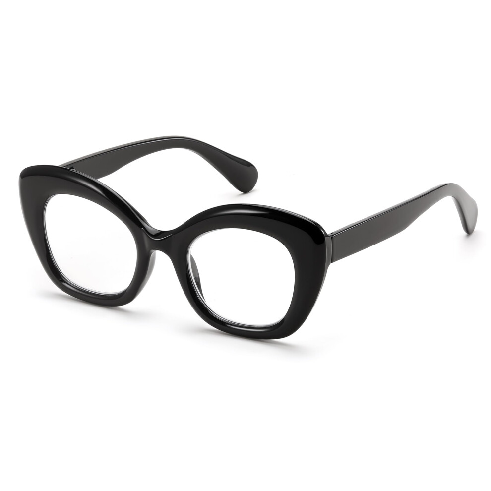 Reading Glasses for Women Cat Eye Style Blue Light Blocking Anti-Glare Readers B0139 Digital Eyestrain Relief