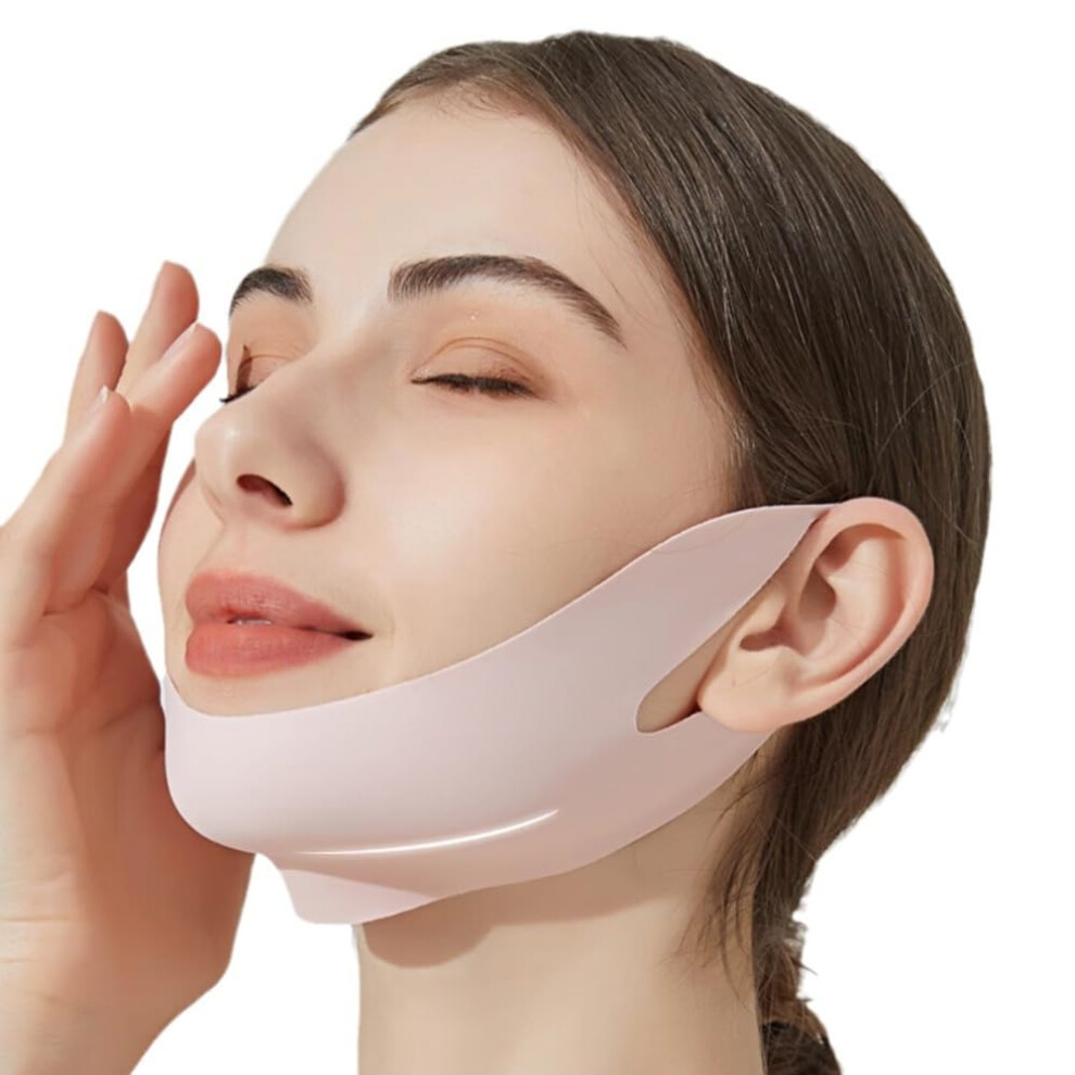 Face Lift Strap for Chin Wrinkles - 5PCS V Line Mask for Sagging Skin, Jawline Exerciser, Chin and Neck Lifting for Men and Women