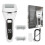 (White)Full-body washable USB rechargeable callus remover Electric callus remover with quantity display 1