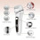 (White)Full-body washable USB rechargeable callus remover Electric callus remover with quantity display 4