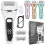 (White)Full-body washable USB rechargeable callus remover Electric callus remover with quantity display 5