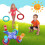 Pool-Ringwurf-Spiel 80 cm, 4 Ringe, 7,8 oz, Farbe 10
