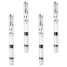4PCS Refillable Fountain Pen Brush Set for Chinese Calligraphy, Fine Brush Paint Marker, Artist Quality Drawing Pens