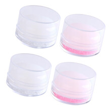 Silicone Nail Art Stamps Set - 4pcs French Manicure Printing Stamper Tool Kit for Nail Design and Decorating