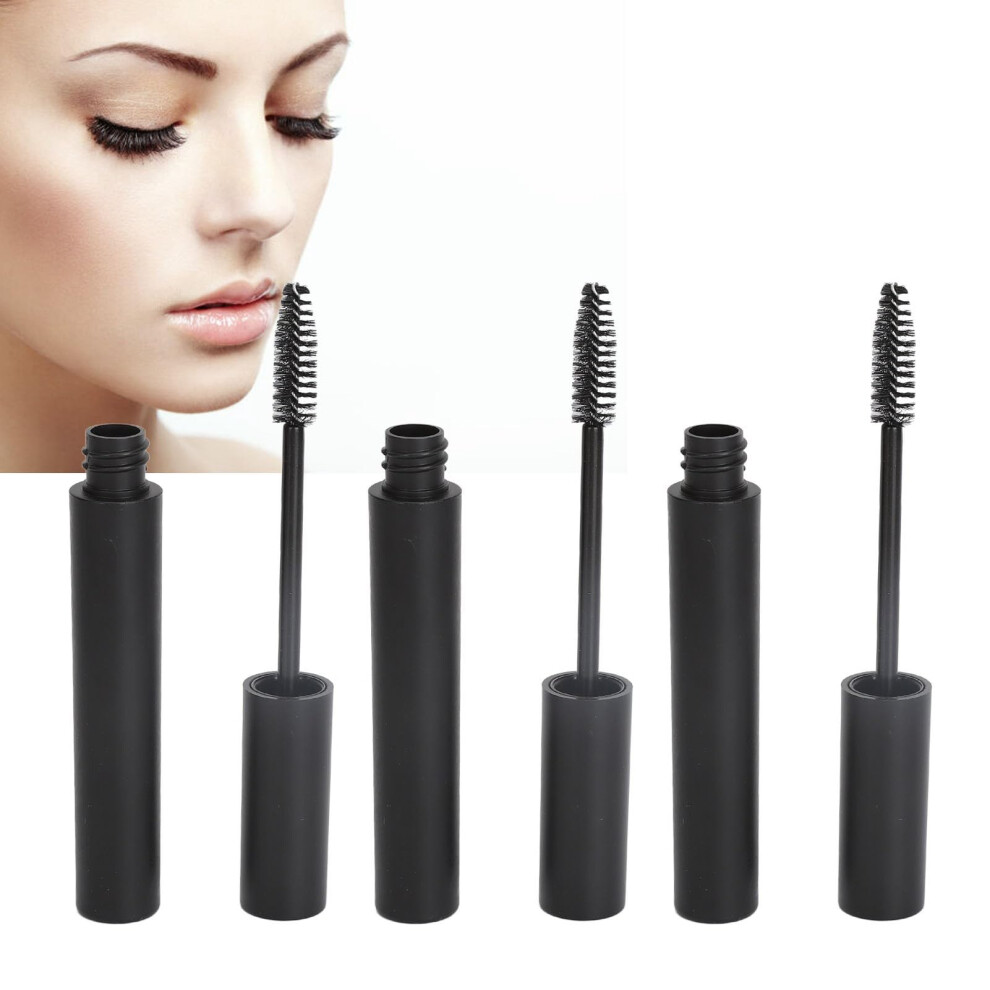 Black 10Pcs 4Ml Empty Mascara Tube Refillable Bottles With Soft Lightweight Design For Travel And Camping