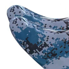 Überziehschuhe PVC wasserdicht Tarnmuster Blau XL 220 g