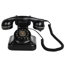 Audio Guest Book Wedding Phone Vintage Black, Retro Audio Guest Book for Engagements, Anniversaries, Baby Showers