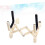 Violin Stand Holder - Adjustable Plastic Foldable Stand for Violin Accessories, Lightweight and Portable Design 4