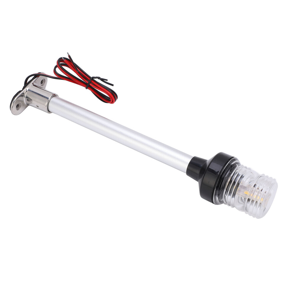 12-Inch LED Boat Navigation Light, 360 White, 12V-24V, IP66