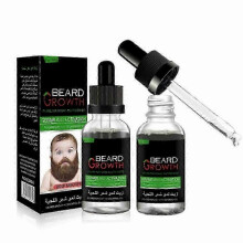 2PCS Beard Growth Oil Serum Fast Growing Beard Mustache Facial Hair Grooming for Men