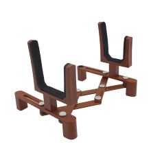 Universal Adjustable Stand Holder for Full Size 4/4 3/4 1/2 1/4 Violins - Portable Foldable Plastic Accessory with Sponge Pad