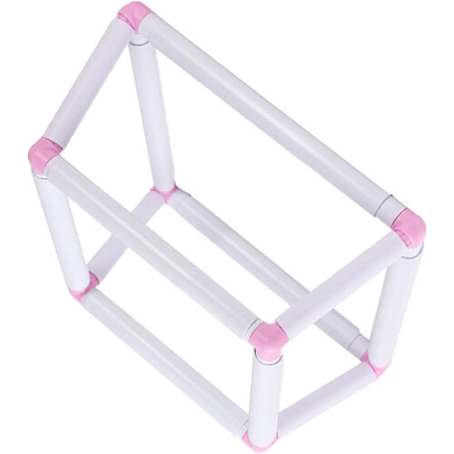 Square Quilting Frame for Double Layer Embroidery, Trapezoid Shaped Snap Frame for Quilting and Embroidery Projects 1
