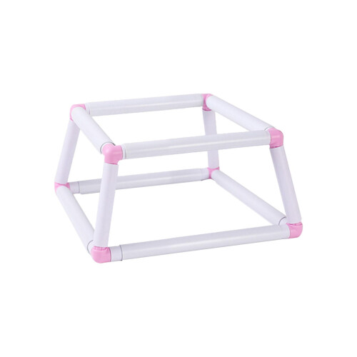 Square Quilting Frame for Double Layer Embroidery, Trapezoid Shaped Snap Frame for Quilting and Embroidery Projects