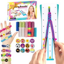 Charm Bracelet Making Kit for Girls DIY Friendship Loom String Bracelets 8-12 Years Old Jewelry Craft Kit