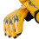 Halbfinger-Boxhandschuhe gelb 310g 24x13x5cm 4