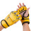 Halbfinger-Boxhandschuhe gelb 310g 24x13x5cm 6