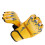 Halbfinger-Boxhandschuhe gelb 310g 24x13x5cm 8