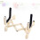Violin Stand Holder Plastic Foldable Adjustable Height Portable Violin Accessory Stand for All Sizes 3