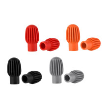 8Pcs Silicone Drum Stick Silencers for Weak Tone, Rubber Drum Mute Tips, Portable Practice Ferrule for Percussion Instruments