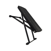 Guitar Pedal Stool with Thickened Non-Slip Pad, Durable Metal Frame, Easy Setup for Musicians and Performers