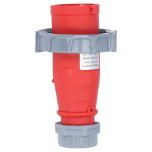 Enchufe oculto IP67, 4 pines 3P+E, 380-415 V, 16 A