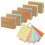 600 Pcs Index Cards with Ring, 3 X 4 Inch Colored A7 Colorful Flash Cards with Ring Underline Study 1