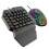 For PS5 PS5Slim PC Phone/Pad One Handed Keyboard and Mouse Set 2