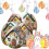 5PCS Patchwork Felt Egg House DIY Kit for Handmade Embroidered Easter Eggs, Craft Materials for Kids and Adults 3