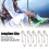 5pcs Longline Snap Clips 2.6x100mm Corrosion-Resistant Tuna Float Line Clip 5