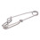 5pcs Longline Snap Clips 2.6x100mm Corrosion-Resistant Tuna Float Line Clip 12