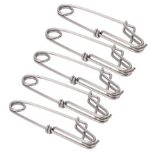 5pcs Longline Snap Clips 2.6x100mm Corrosion-Resistant Tuna Float Line Clip