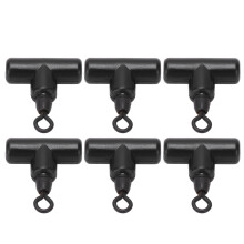 15PCS T Shape Fishing Sleeve Swivel 3 Way Cross Line Connector Alloy Copper